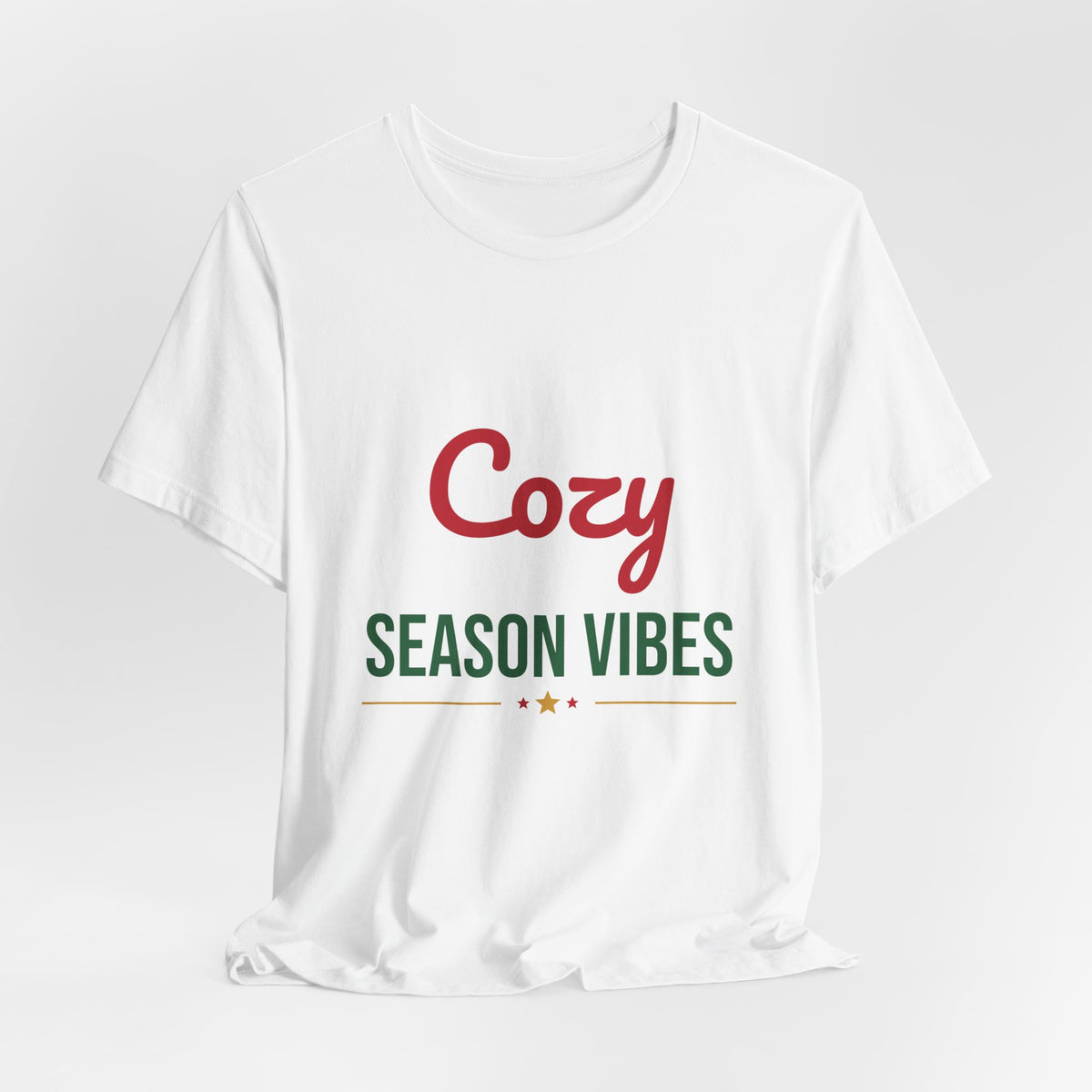 Cozy Season Vibes Shirt, Winter T-Shirt, Cozy Holiday Tee