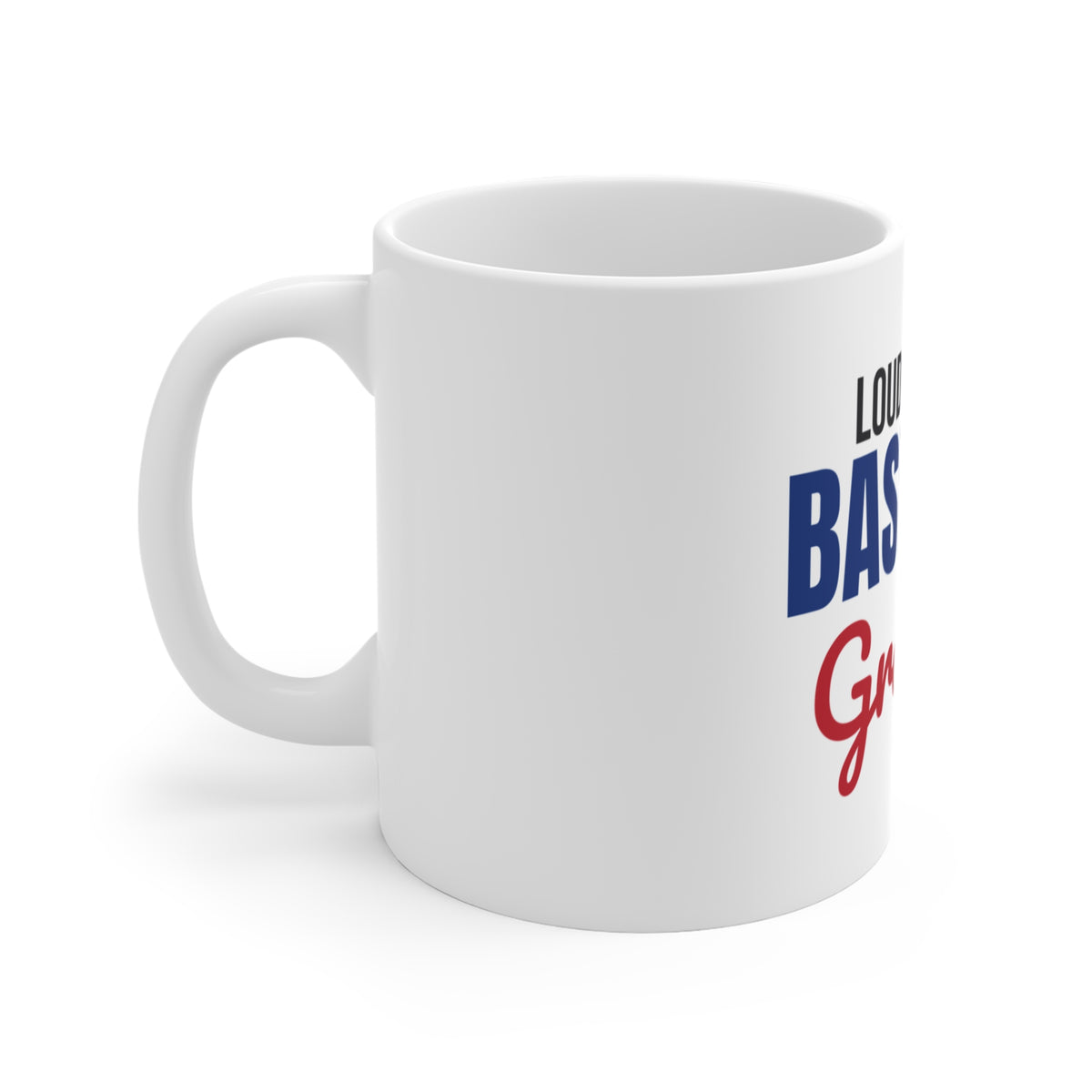 Loud and Proud Baseball Grandpa Mug