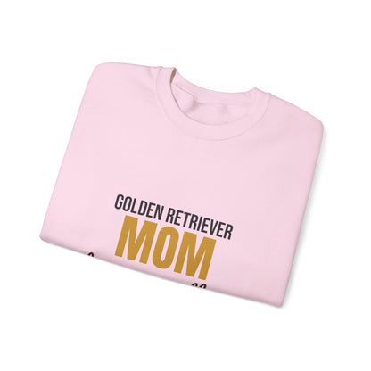 Golden Retriever Mom Fur On Everything Sweatshirt, Golden Retriever Mom Crewneck Sweatshirt