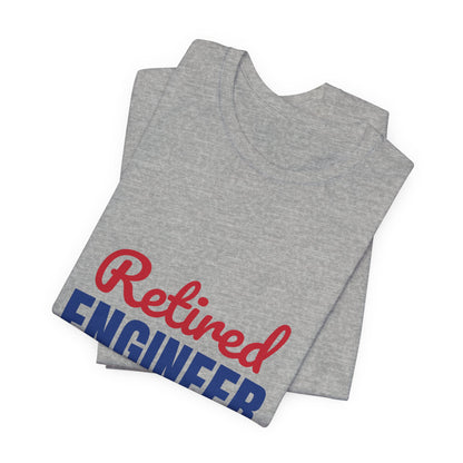 Retired Engineer Problem Solved Permanently Shirt, Engineer Retirement T-Shirt, Retired Engineer Gift