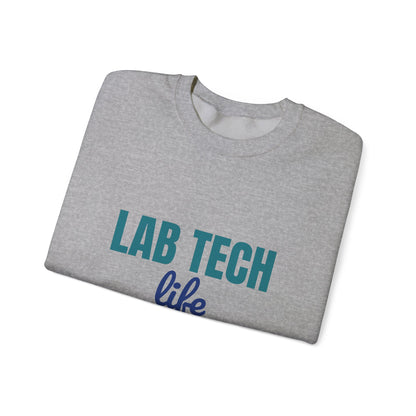 Lab Tech Life Tubes Tests and Too Much Coffee Sweatshirt, Lab Tech Life Crewneck Sweatshirt