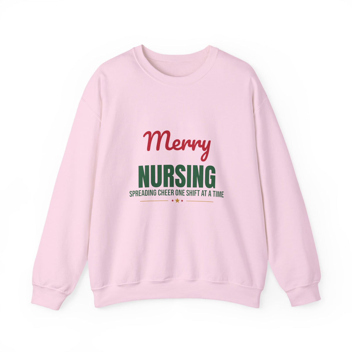 Merry Nursing Spreading Cheer One Shift at a Time Sweatshirt, Nurse Christmas Crewneck, Nurse Gift