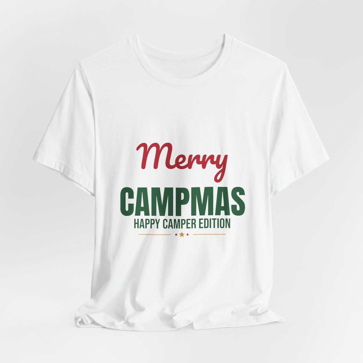 Merry Campmas Shirt, Camping Christmas T-Shirt, Camper Gift