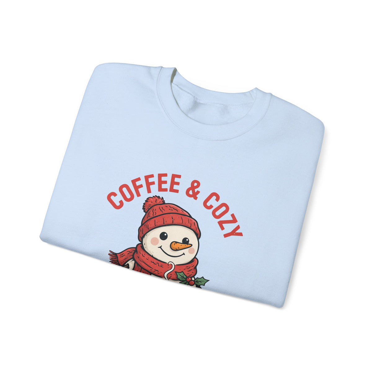 Coffee and Cozy Season Snowman Sweatshirt