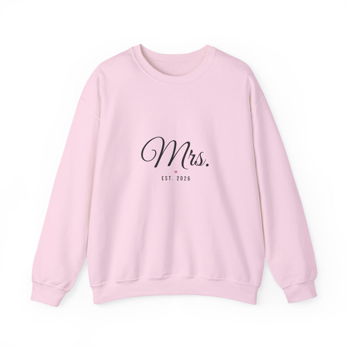 Mrs Est 2026 Sweatshirt, Bride Crewneck, Bridal Shower and Honeymoon Gift