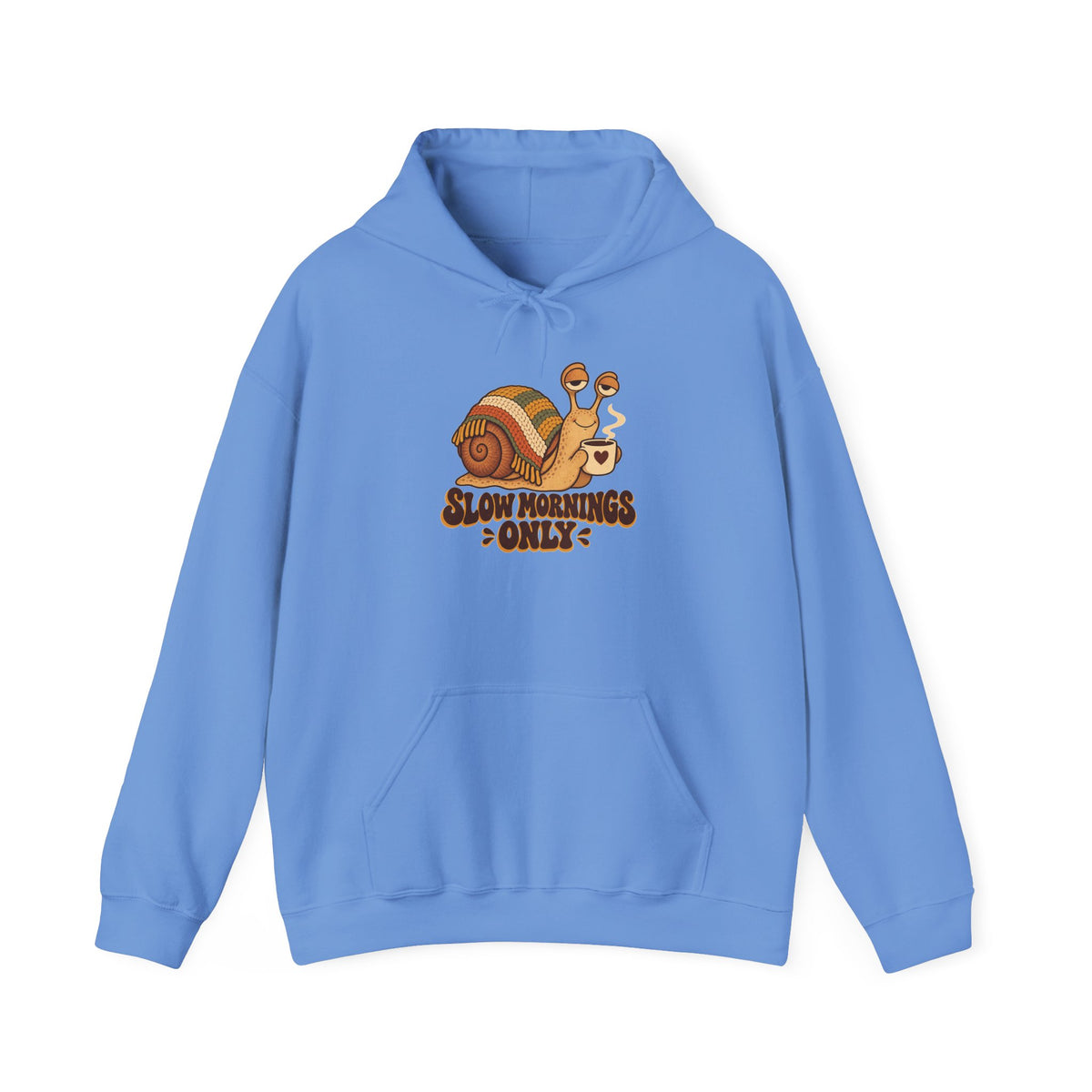 Slow Mornings Only Coffee Snail Hoodie, Coffee Snail Hoodie