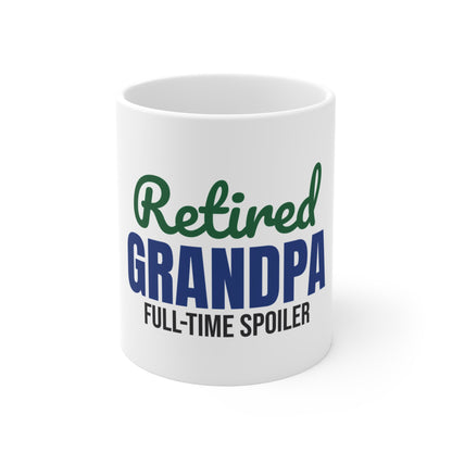 Retired Grandpa Full-Time Spoiler Mug