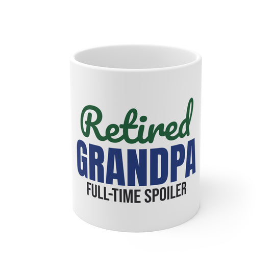 Retired Grandpa Full-Time Spoiler Mug
