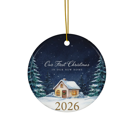 Our First Christmas in Our New Home Ornament 2026