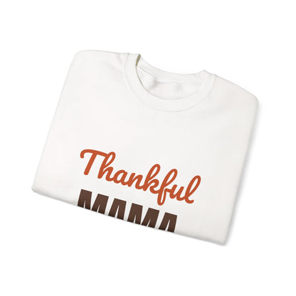 Thankful Mama Sweatshirt, Mom Thanksgiving Crewneck, Fall Sweatshirt