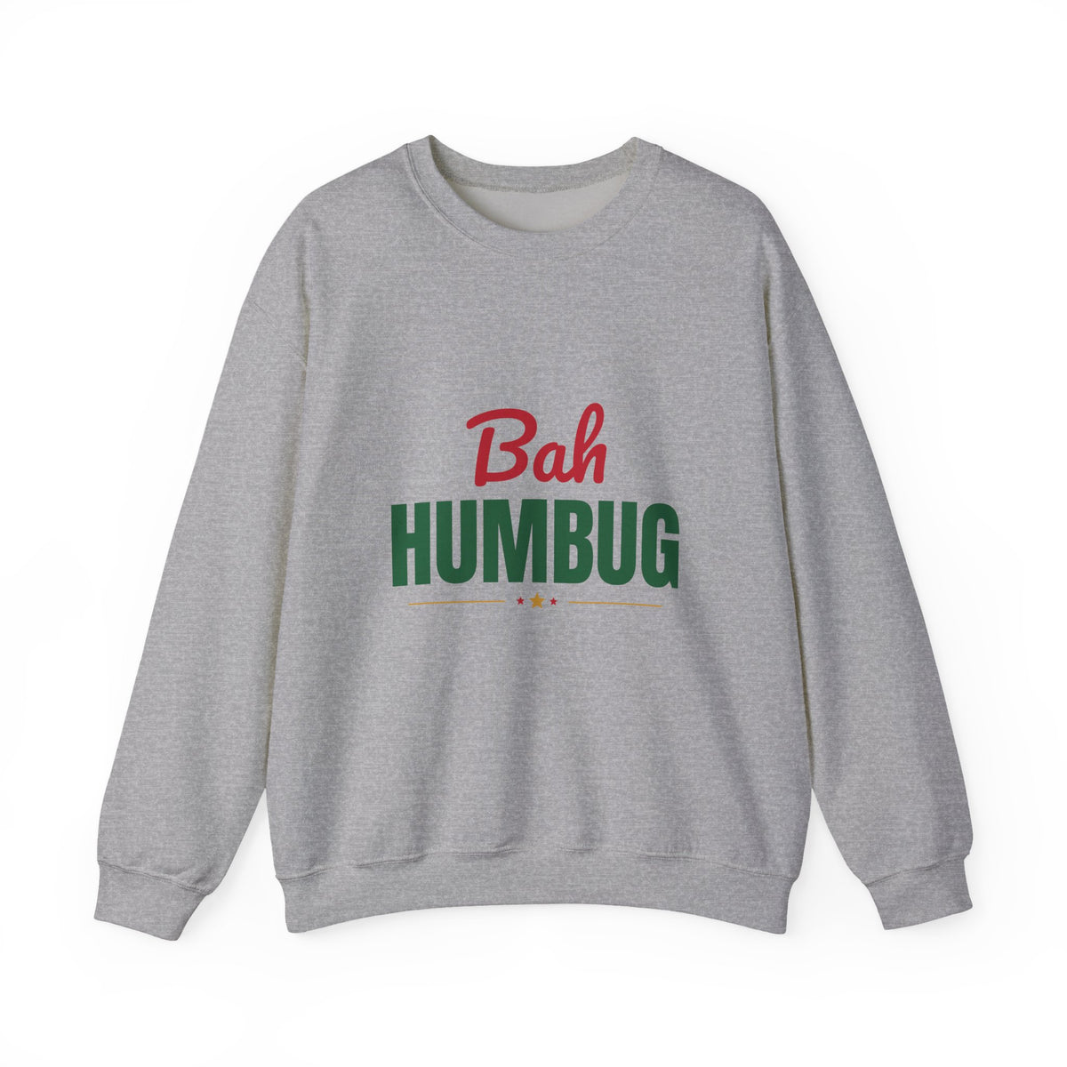 Bah Humbug Sweatshirt, Funny Grumpy Christmas Crewneck