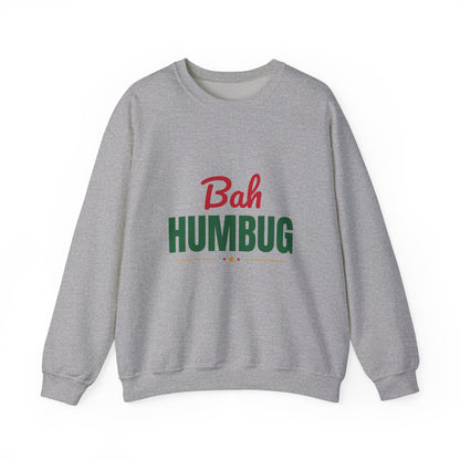 Bah Humbug Sweatshirt, Funny Grumpy Christmas Crewneck