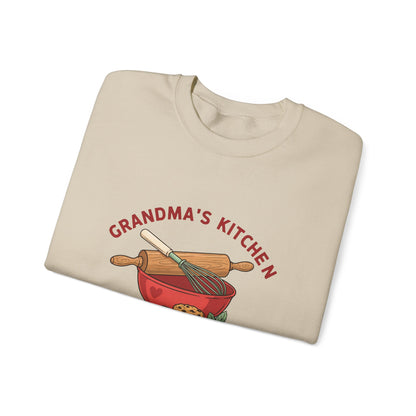 Grandma's Kitchen Love Served Daily Sweatshirt, Grandma Baking Crewneck, Gift for Grandma