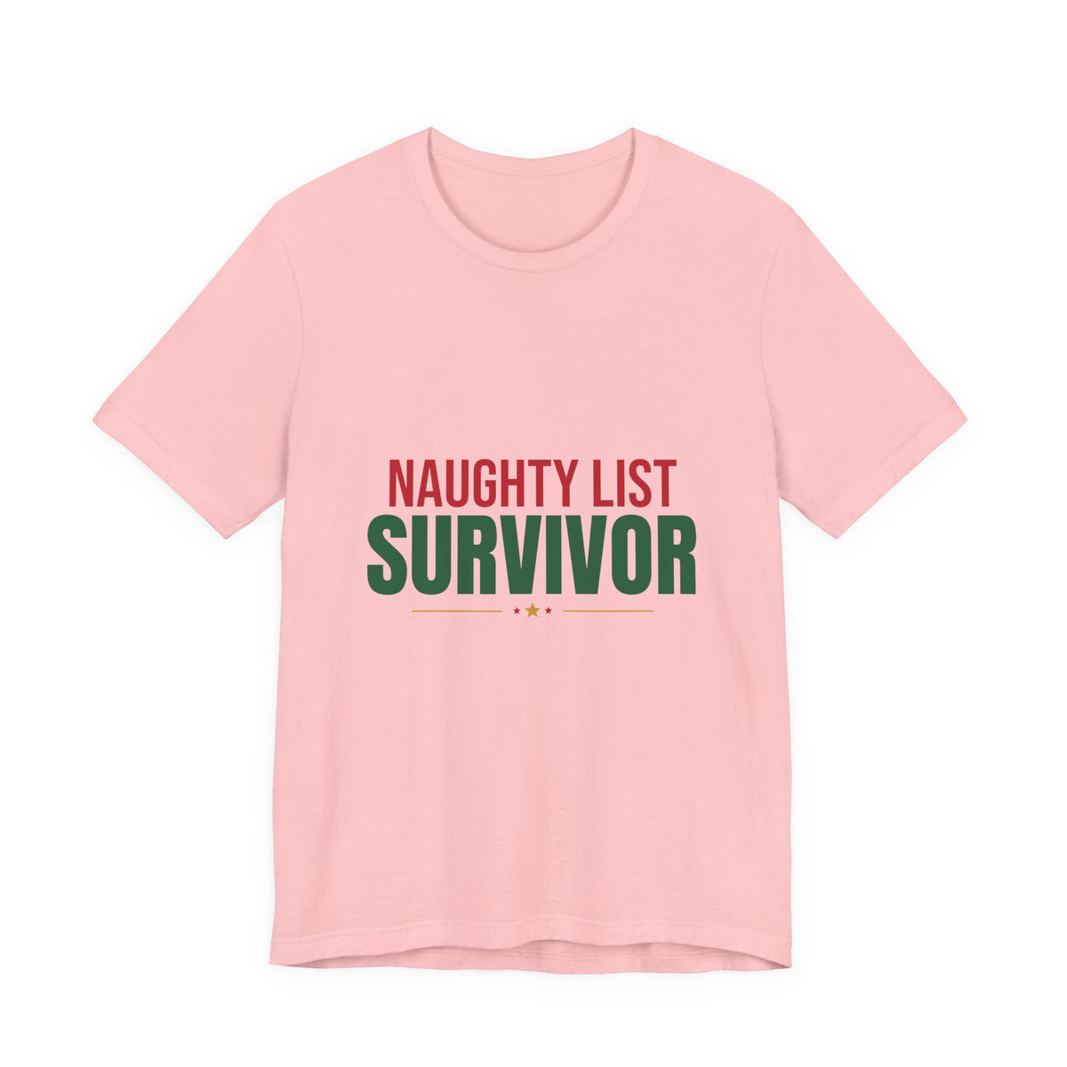 Naughty List Survivor Shirt, Funny Christmas T-Shirt