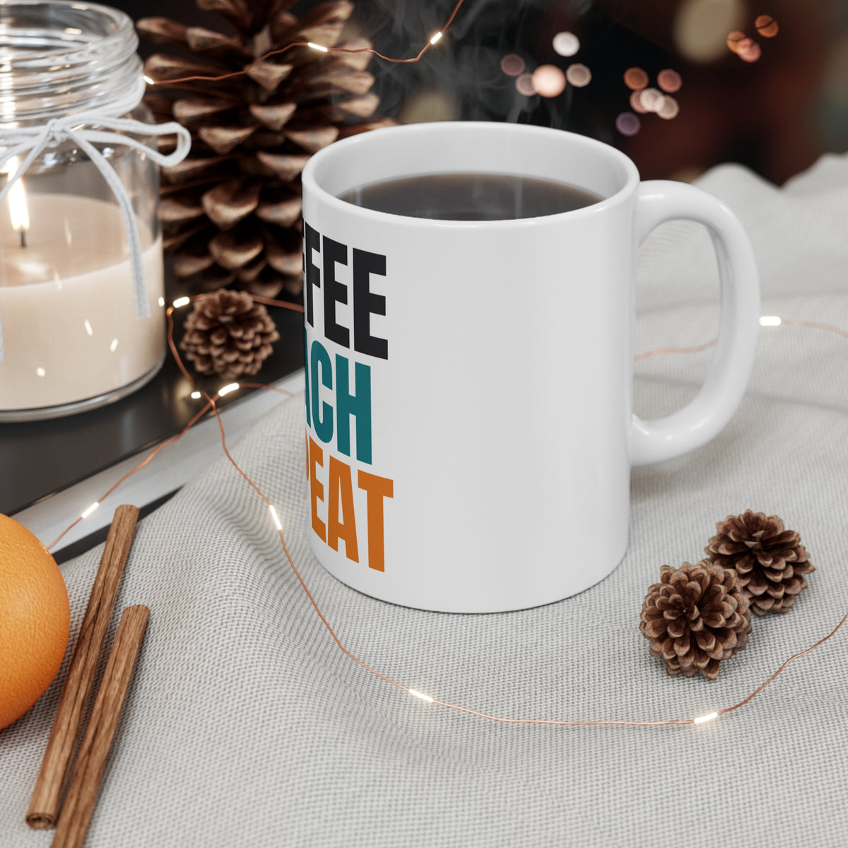 Coffee Teach Repeat Mug