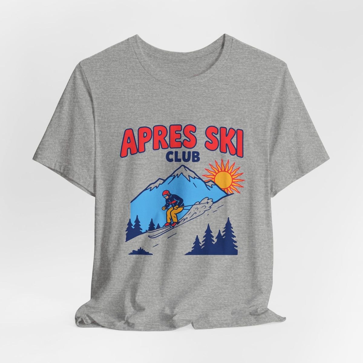 Apres Ski Club Shirt, Retro Ski T-Shirt, Skiing Tee
