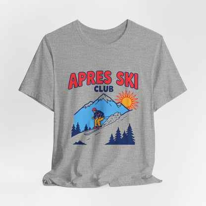 Apres Ski Club Shirt, Retro Ski T-Shirt, Skiing Tee