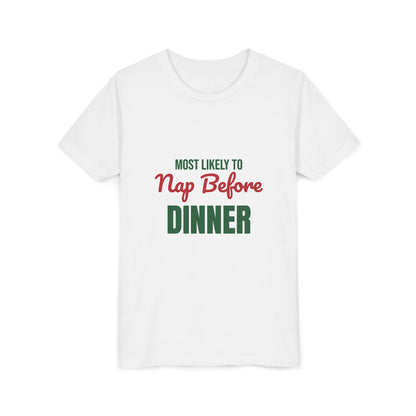 Most Likely to Nap Before Dinner Kids Shirt, Most Likely to Nap Before Dinner Kids T-Shirt