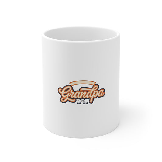 Grandpa Est 2026 Mug, New Grandpa Coffee Mug, Baby Announcement Gift 11oz