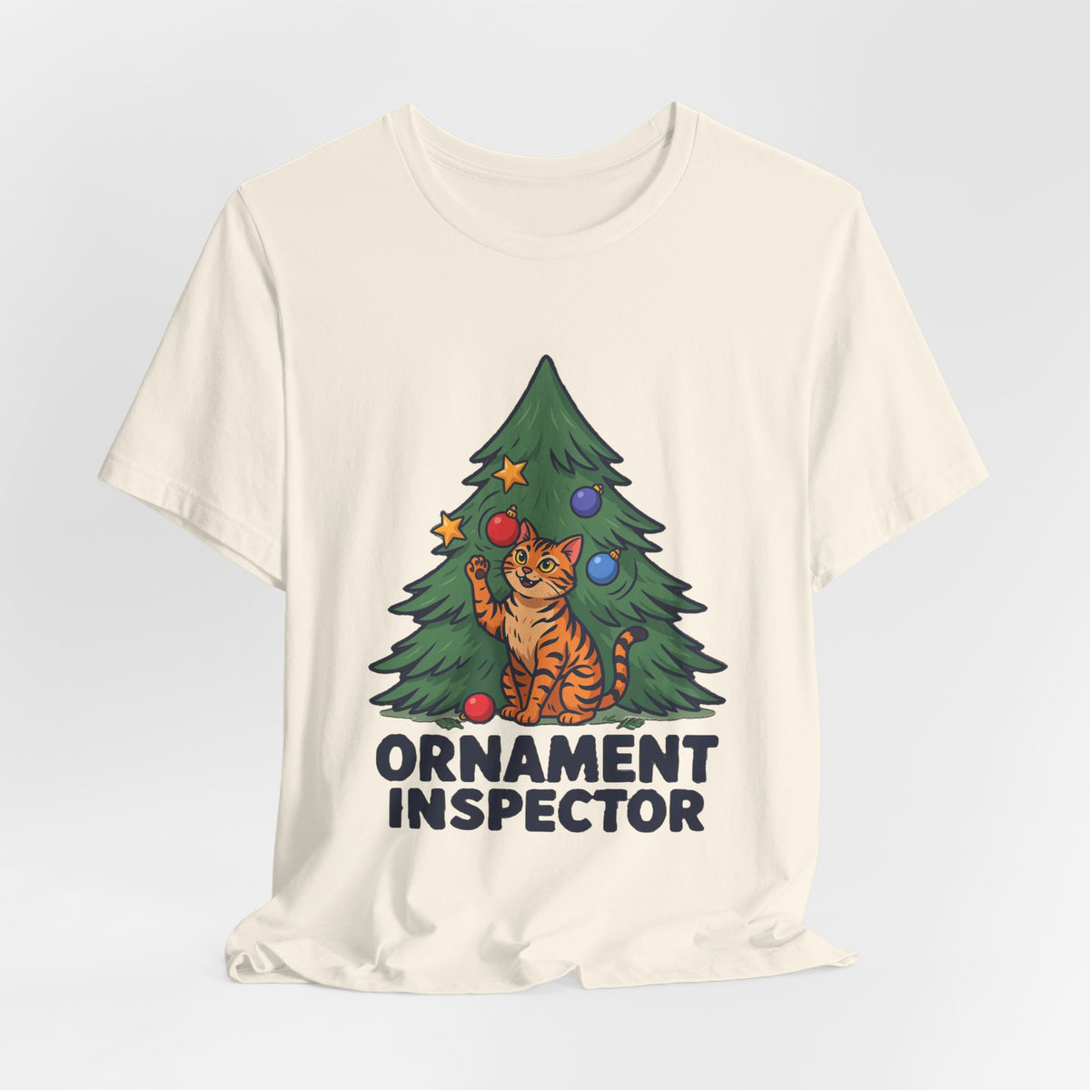 Ornament Inspector Christmas Cat Shirt, Ornament Inspector Christmas Cat T-Shirt