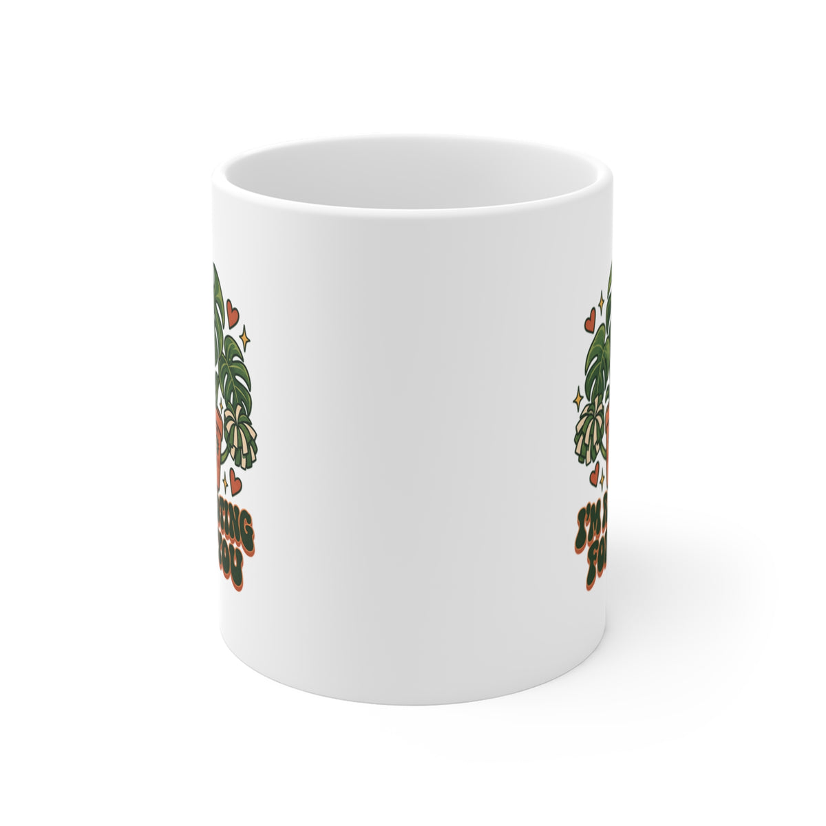I'm Rooting for You Plant Mug, Plant Pun Coffee Mug 11oz
