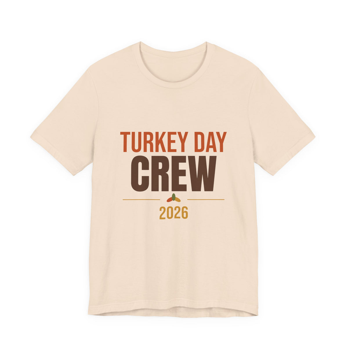 Turkey Day Crew 2026 Shirt, Matching Family Thanksgiving T-Shirt