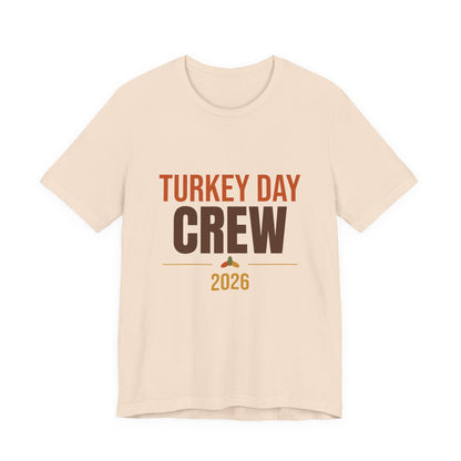 Turkey Day Crew 2026 Shirt, Matching Family Thanksgiving T-Shirt