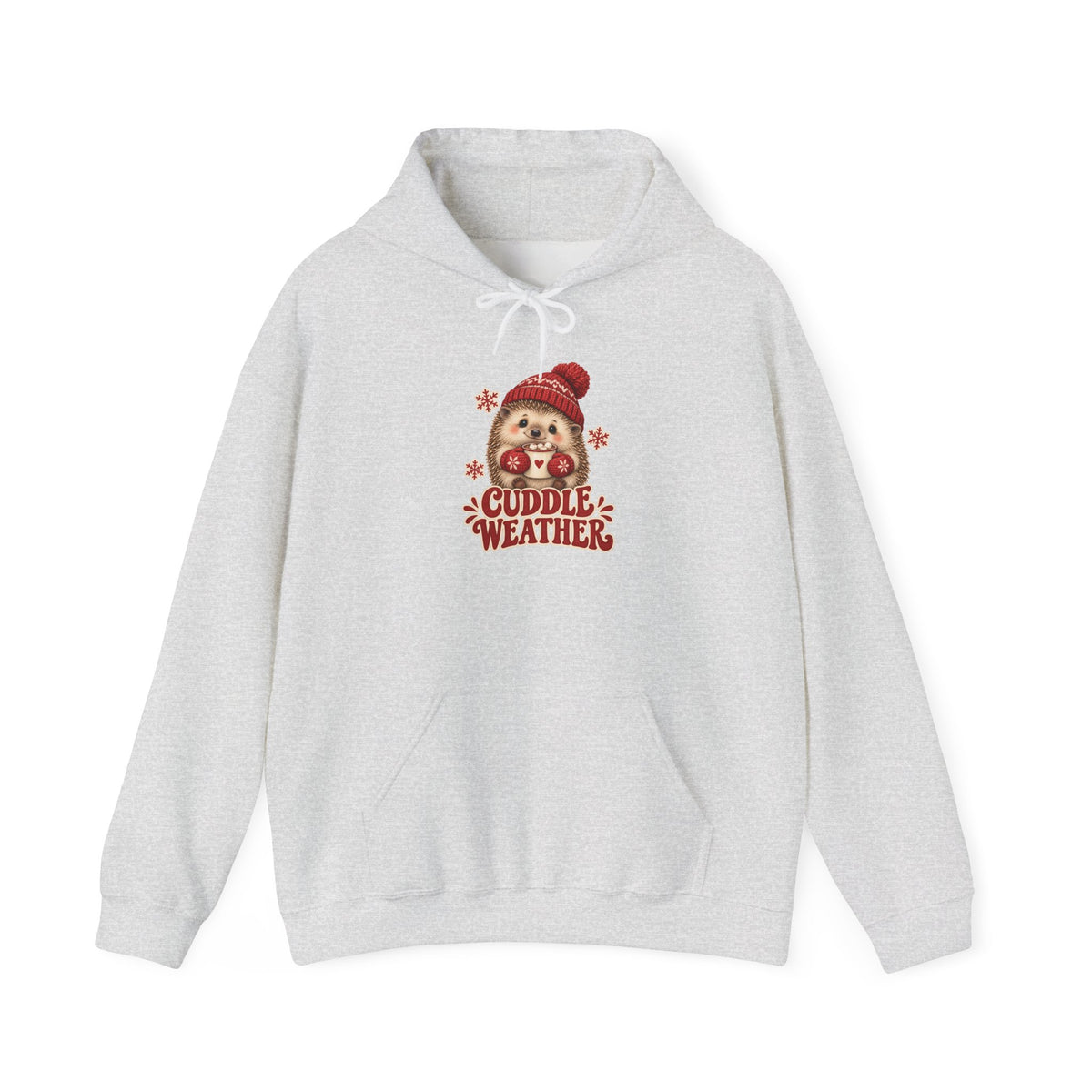 Cuddle Weather Hedgehog With Hot Cocoa Hoodie, Cute Hedgehog Hoodie