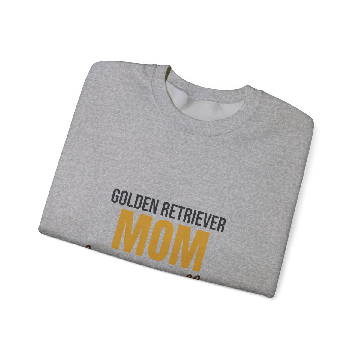 Golden Retriever Mom Fur On Everything Sweatshirt, Golden Retriever Mom Crewneck Sweatshirt