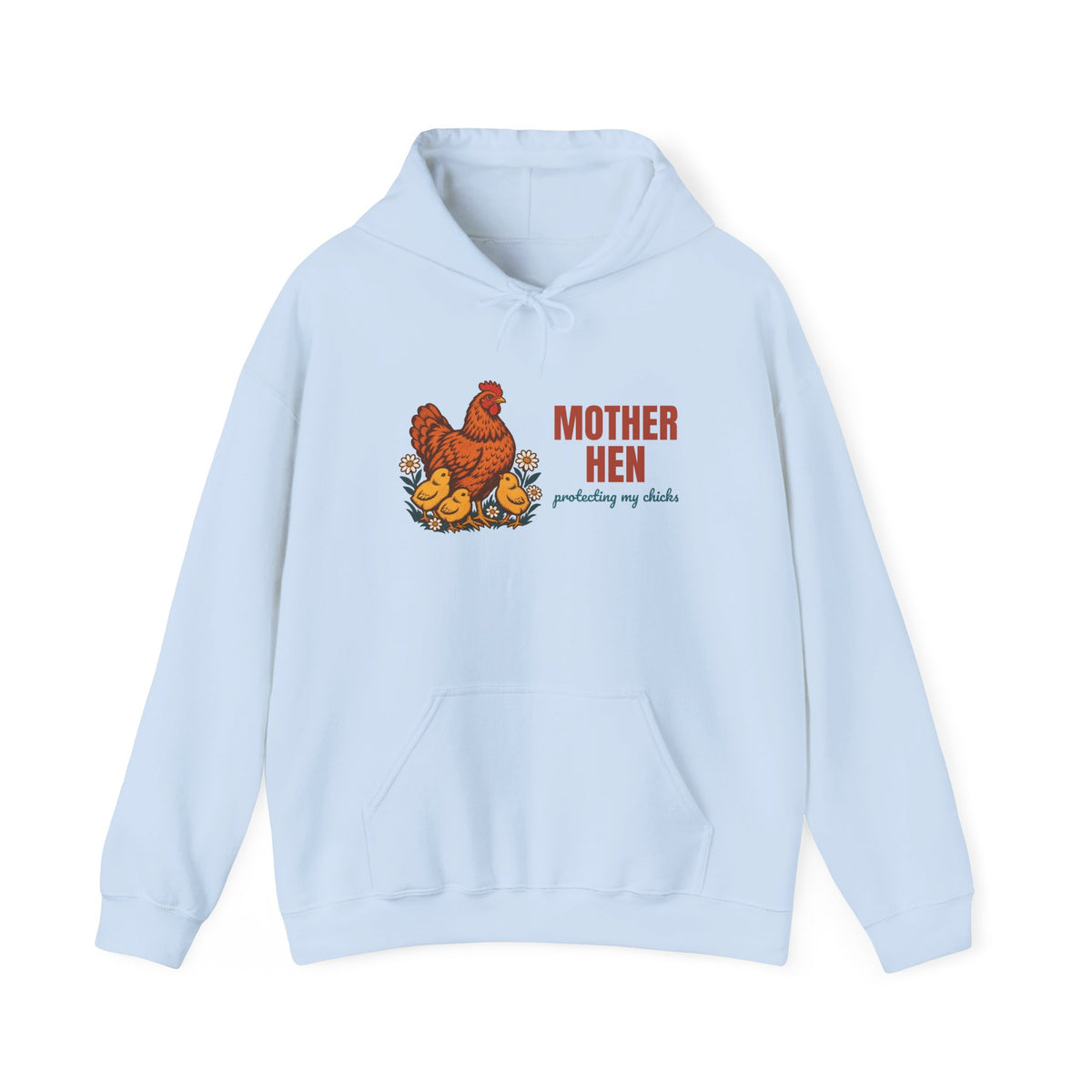 Mother Hen Protecting My Chicks Hoodie, Vintage Mother Hen Hoodie