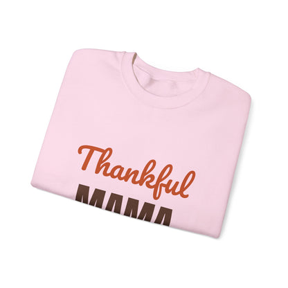 Thankful Mama Sweatshirt, Mom Thanksgiving Crewneck, Fall Sweatshirt