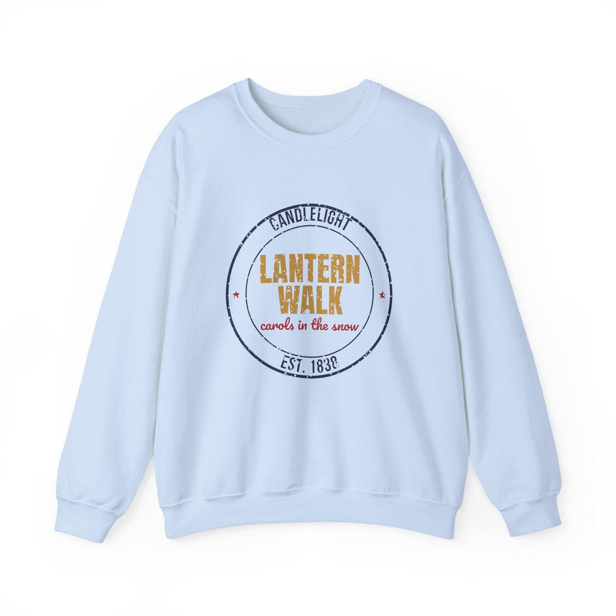Candlelight Lantern Walk Est. 1838 Sweatshirt, Vintage Christmas Crewneck Sweatshirt