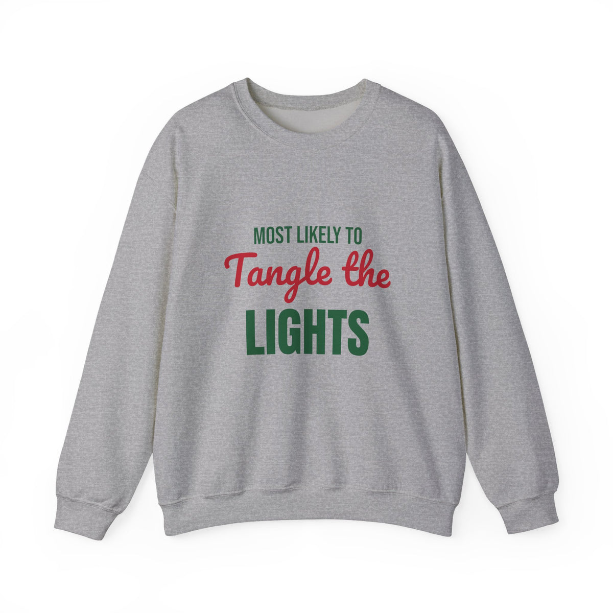 Most Likely to Tangle the Lights Sweatshirt, Most Likely to Tangle the Lights Christmas Sweatshirt