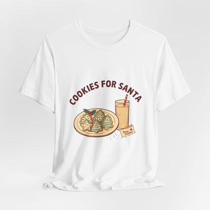 Cookies for Santa Shirt, Christmas Eve T-Shirt, Family Christmas Tee