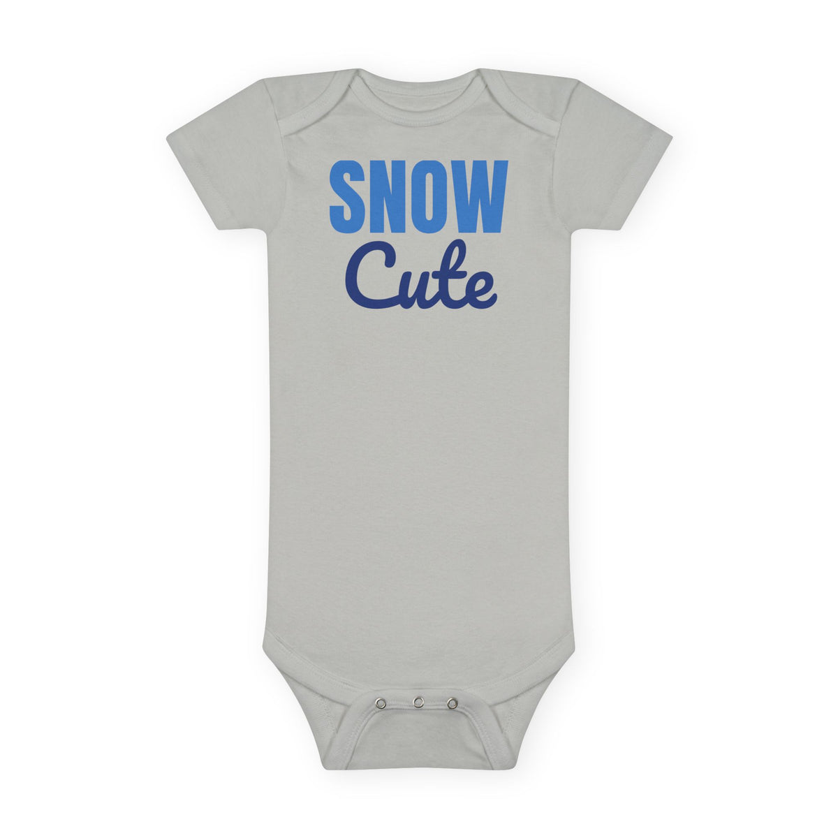Snow Cute Winter Baby Bodysuit, Christmas Baby Onesie