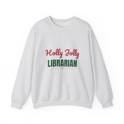 Holly Jolly Librarian Sweatshirt, Librarian Christmas Crewneck, Librarian Gift