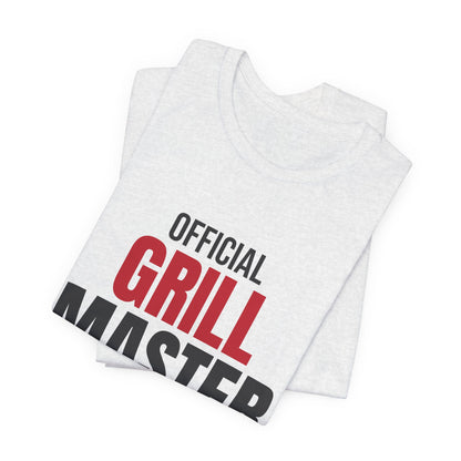 Official Grill Master Dad Shirt, BBQ Dad T-Shirt, Grilling Gift for Dad