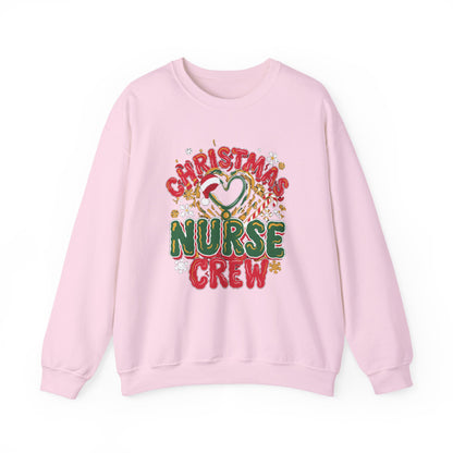 Christmas Nurse Crew Sweatshirt, Retro Nurse Christmas Crewneck, Holiday Nurse Sweater