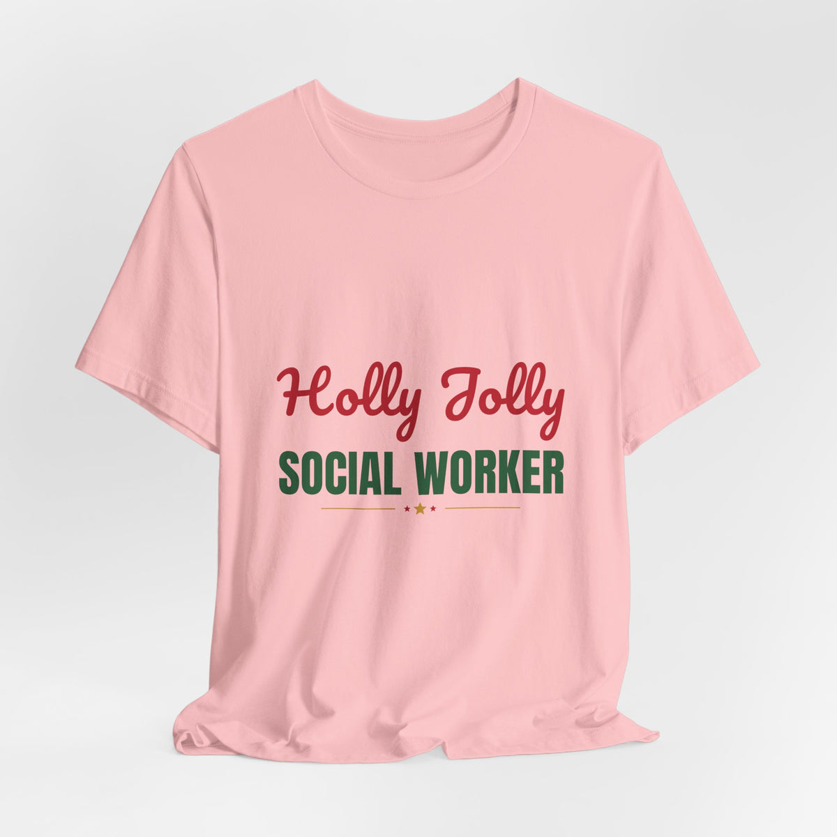 Holly Jolly Social Worker Shirt, Social Worker Christmas T-Shirt, Social Worker Gift