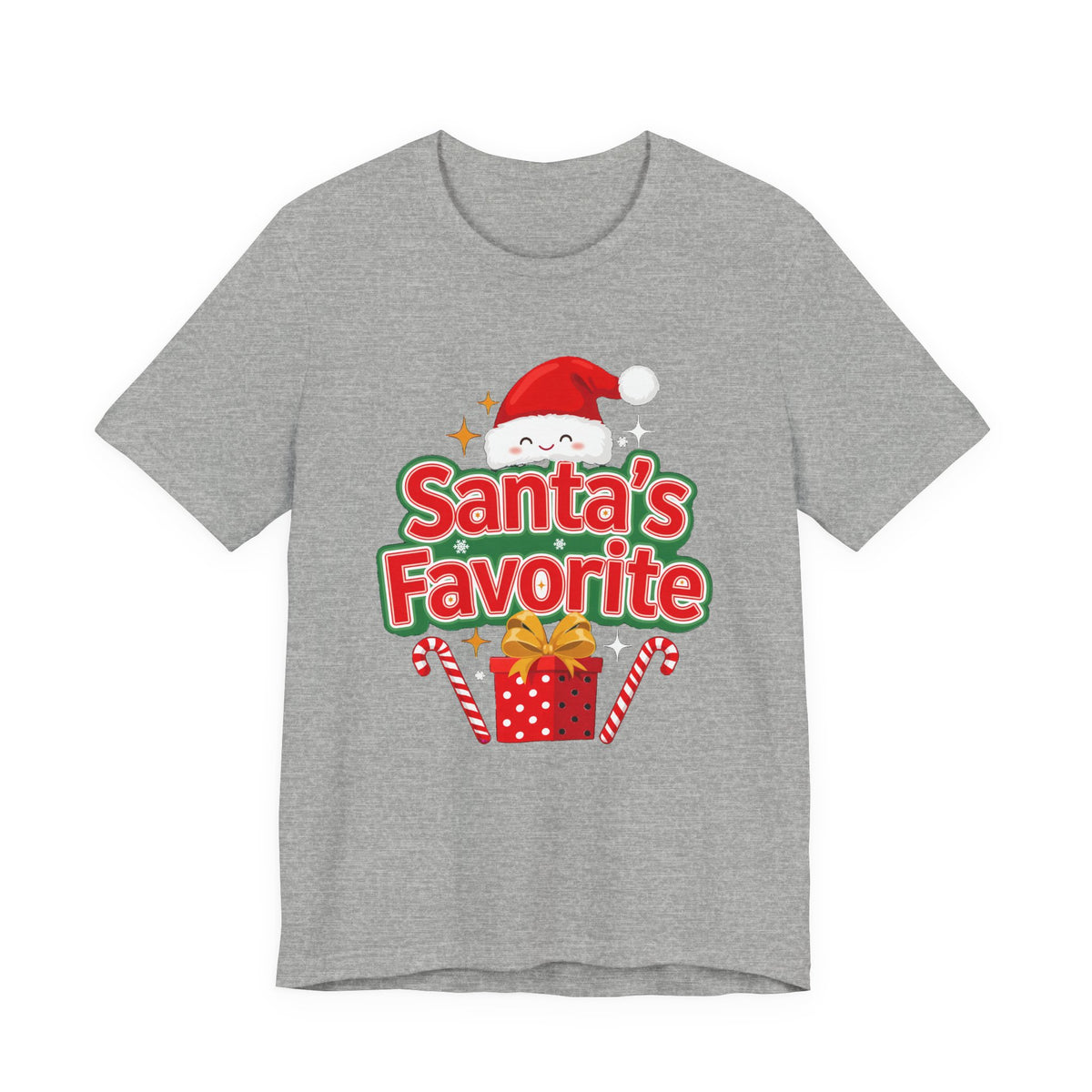 Santa's Favorite Shirt, Funny Christmas T-Shirt, Nice List Tee