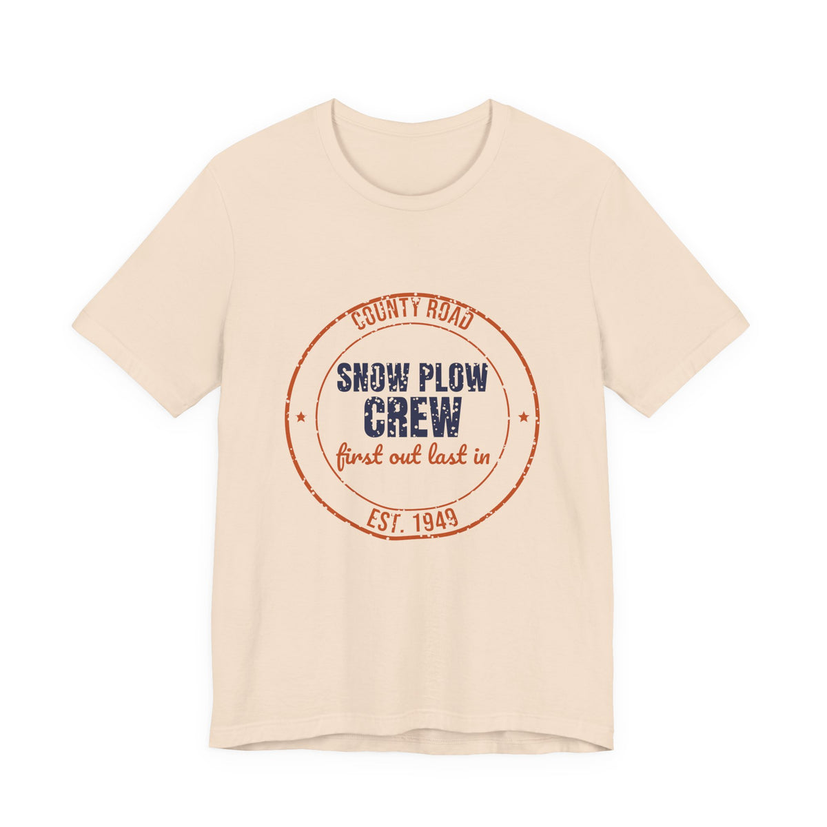 County Road Snow Plow Crew Est. 1949 Shirt, Vintage Winter T-Shirt, Vintage Winter Gift