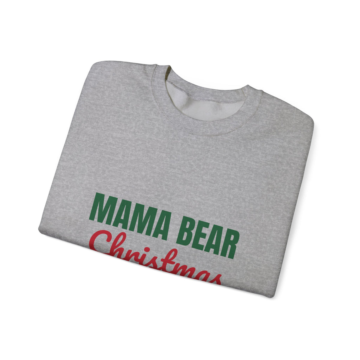 Mama Bear Christmas Sweatshirt, Mom Christmas Crewneck, Gift for Mom