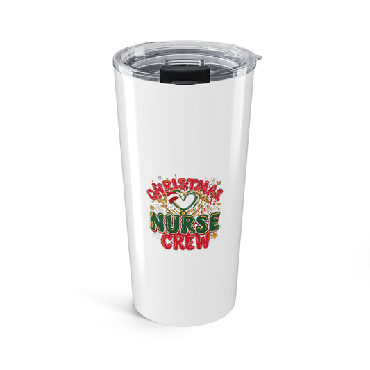 Christmas Nurse Crew Tumbler, 20oz Insulated Nurse Tumbler, Gift for Nurses