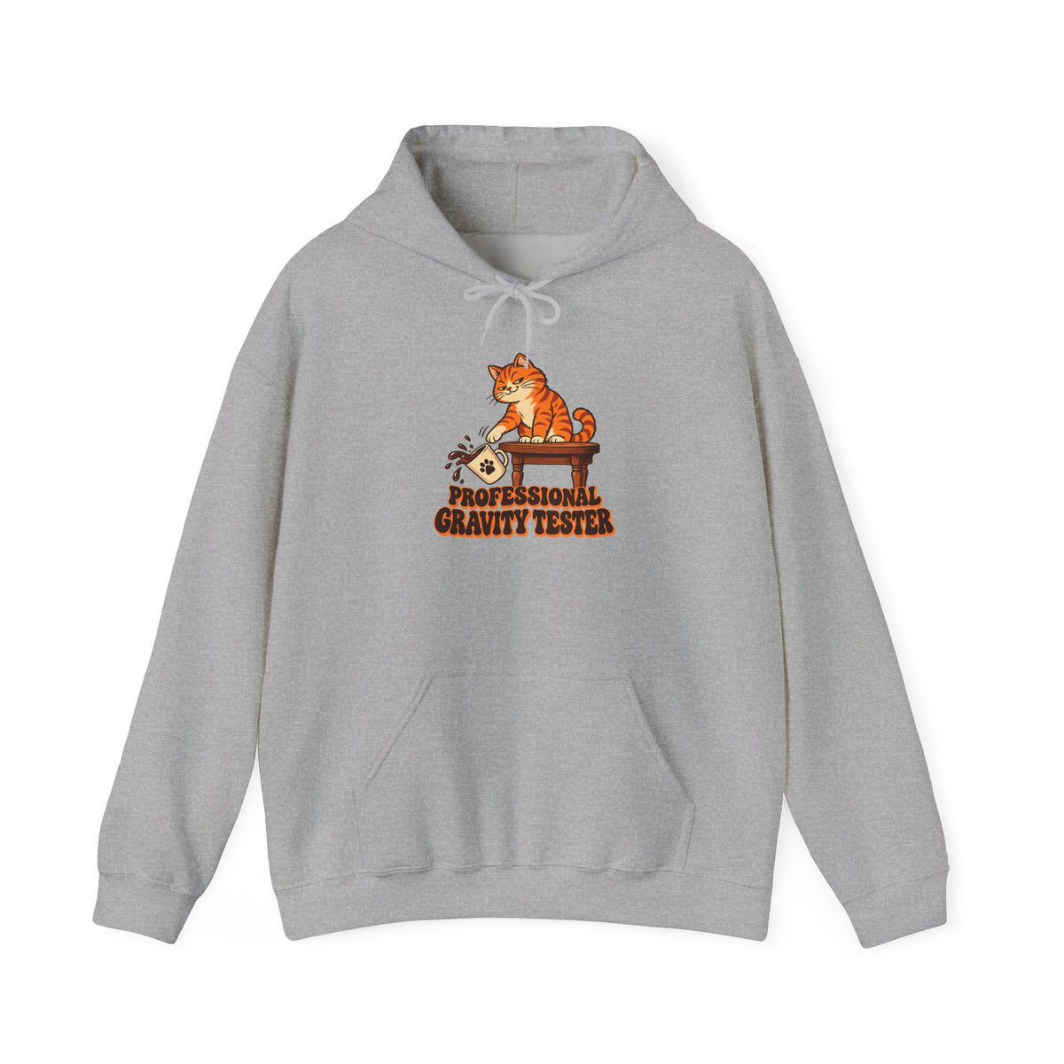 Professional Gravity Tester Cat Hoodie, Funny Cat Hoodie