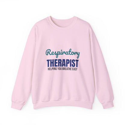 Respiratory Therapist Helping You Breathe Easy Sweatshirt, RT Crewneck Sweatshirt, Respiratory Therapy