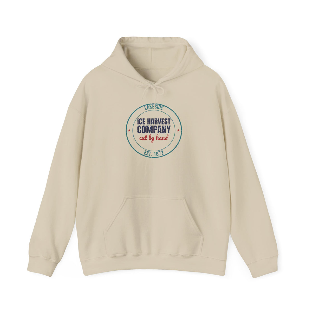 Lakeside Ice Harvest Company Est. 1872 Hoodie, Vintage Winter Hoodie