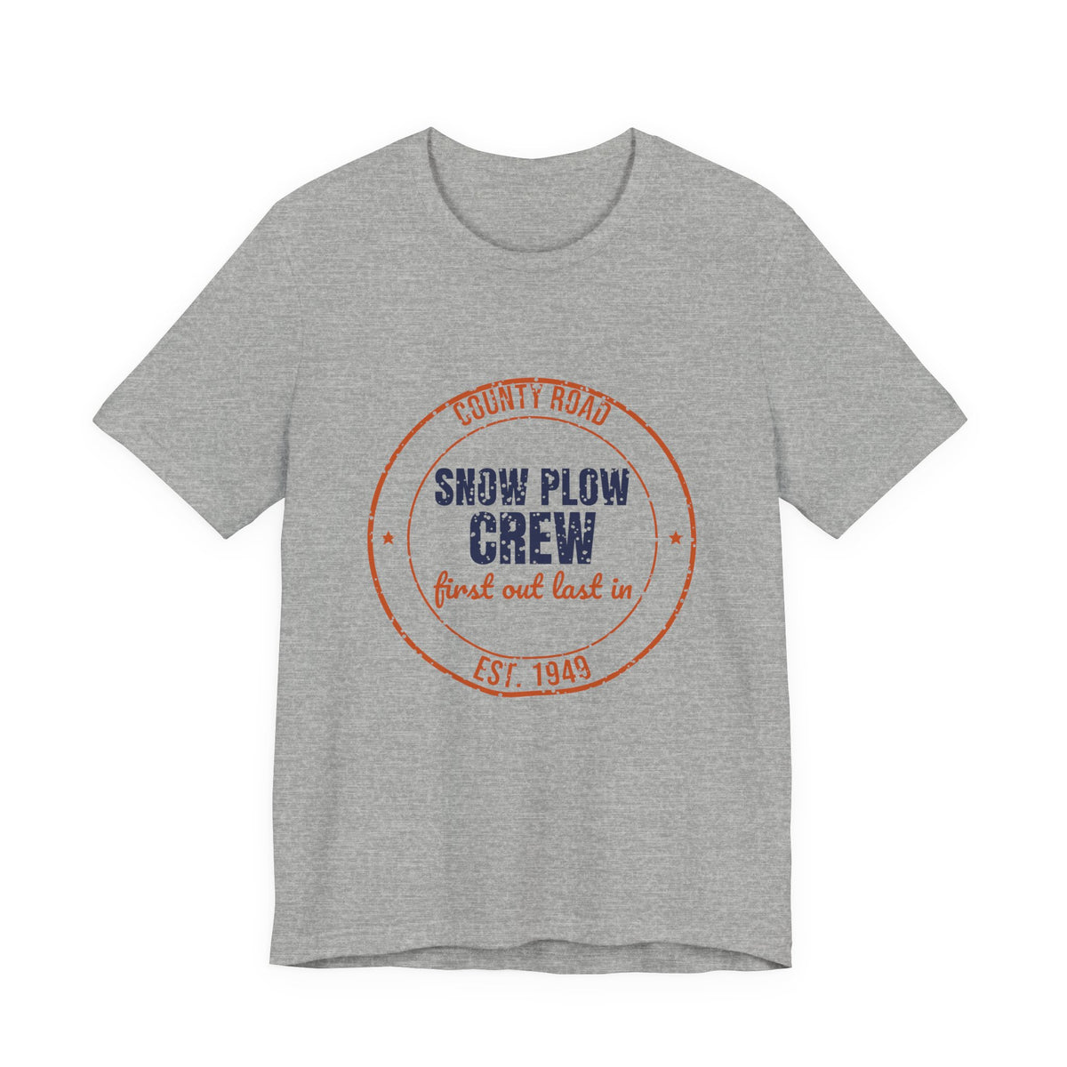 County Road Snow Plow Crew Est. 1949 Shirt, Vintage Winter T-Shirt, Vintage Winter Gift