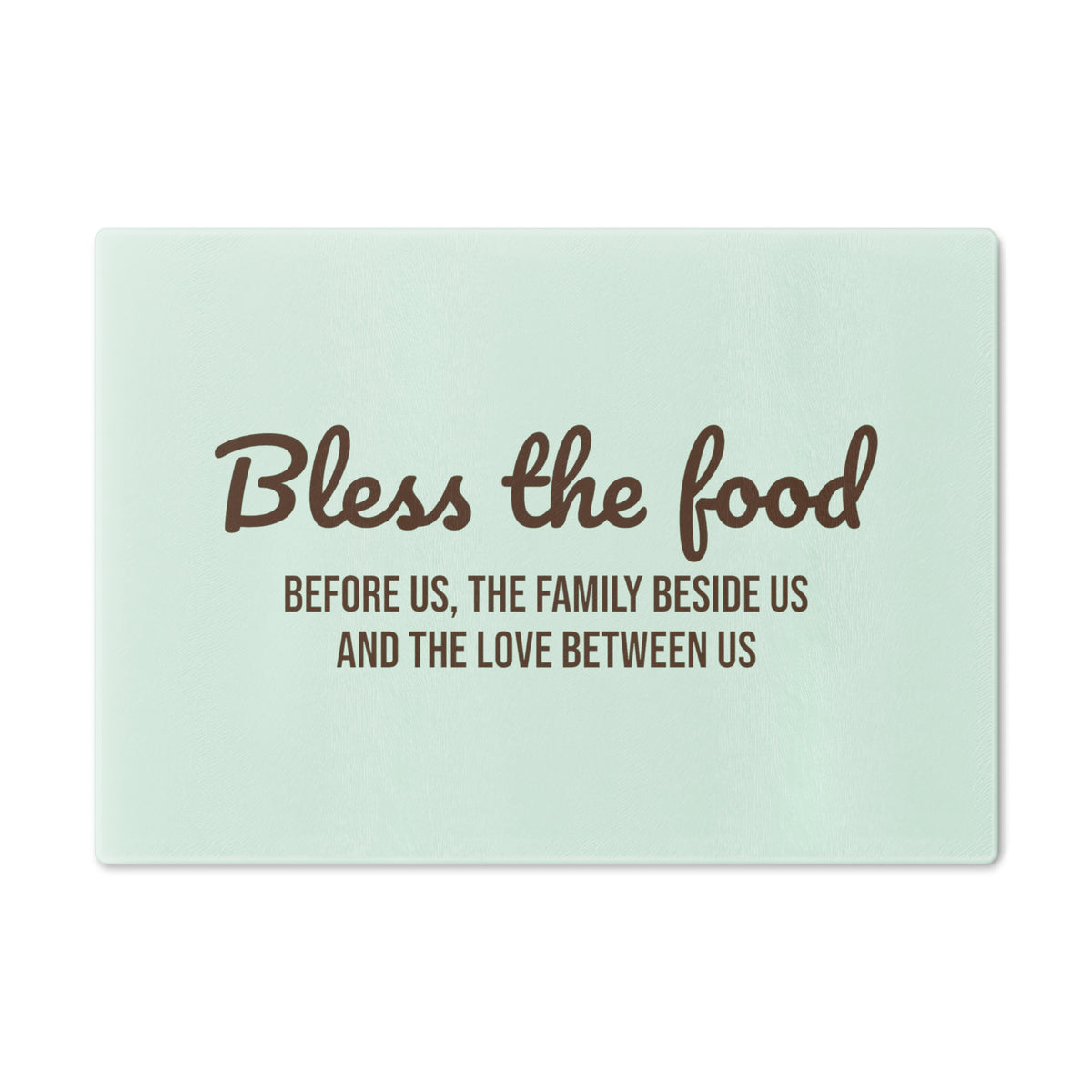 Bless the Food Before Us Cutting Board, Thanksgiving Kitchen Decor, Christian Gift