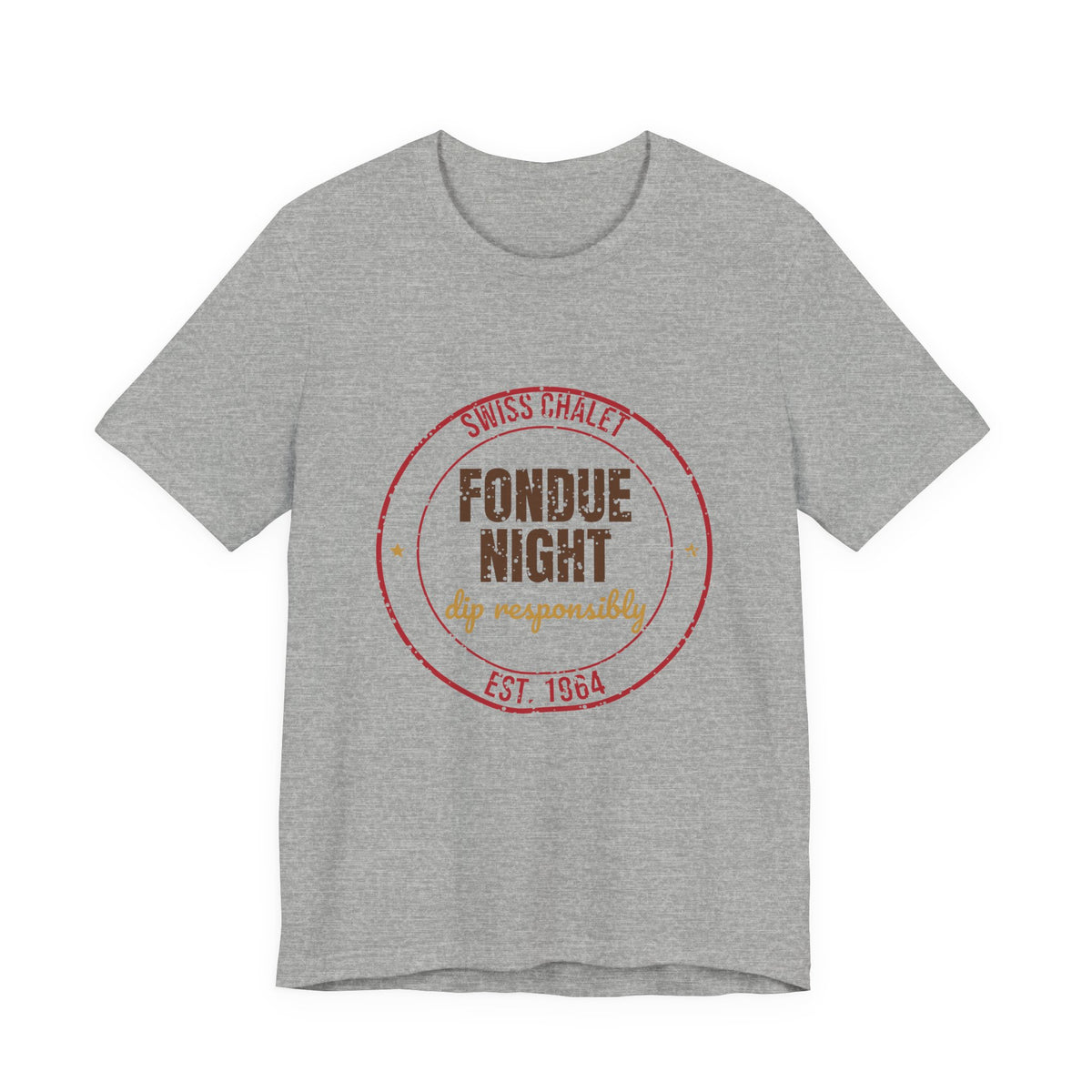 Swiss Chalet Fondue Night Est. 1964 Shirt, Vintage Fondue T-Shirt, Vintage Fondue Gift