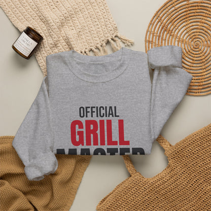 Official Grill Master Dad Sweatshirt, Grill Master Dad Crewneck